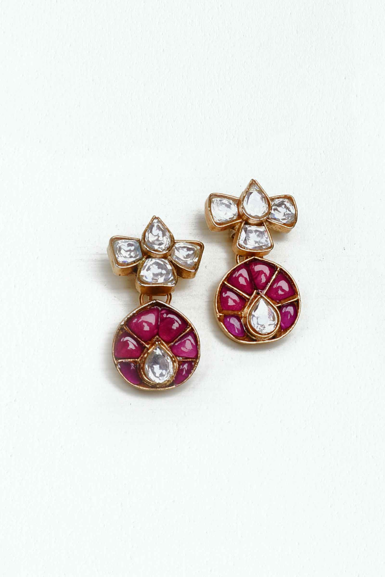 Gold plated Kundun Studs - Image 3