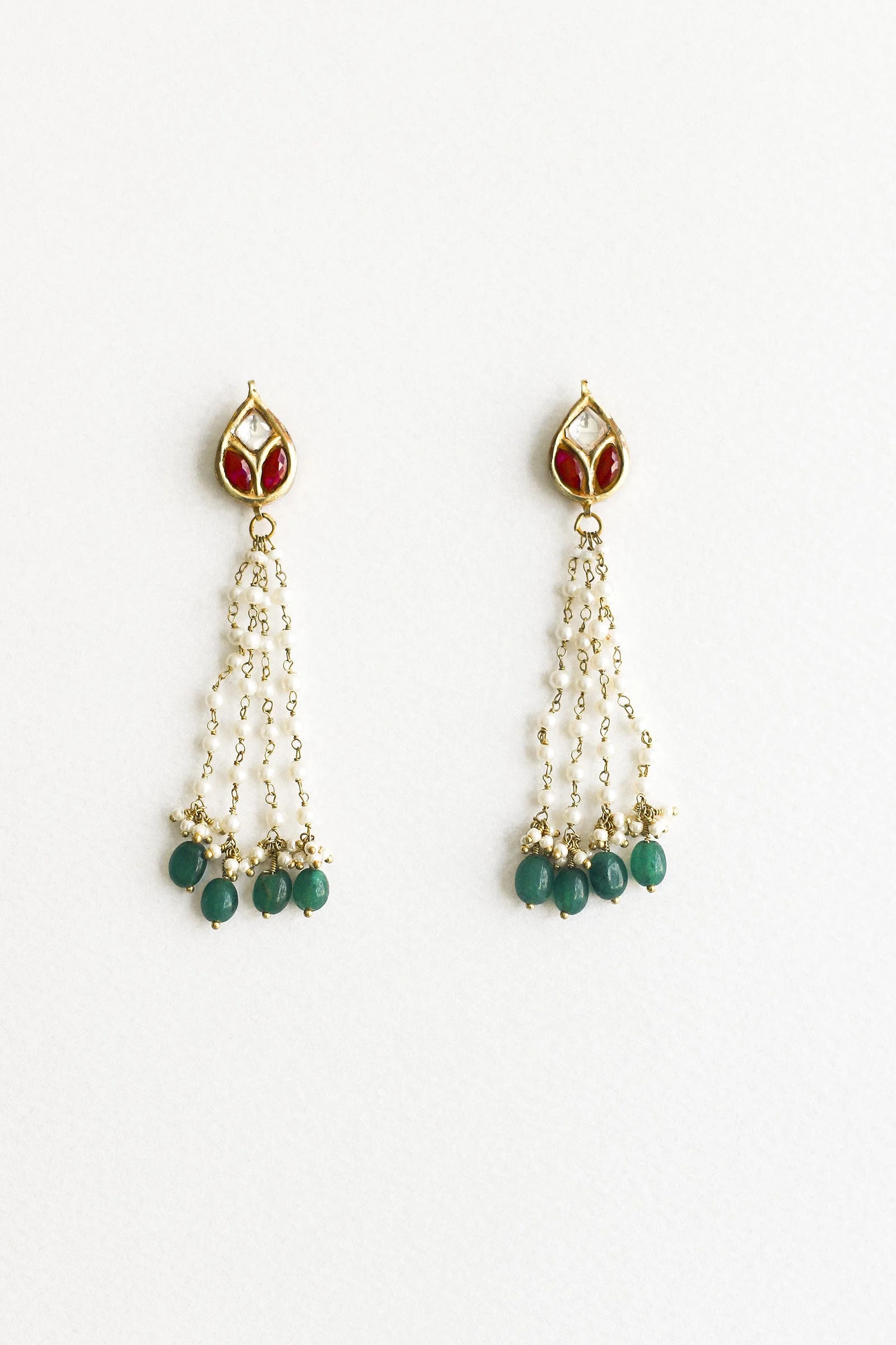 Gold plated Pearls Rain - Image 2