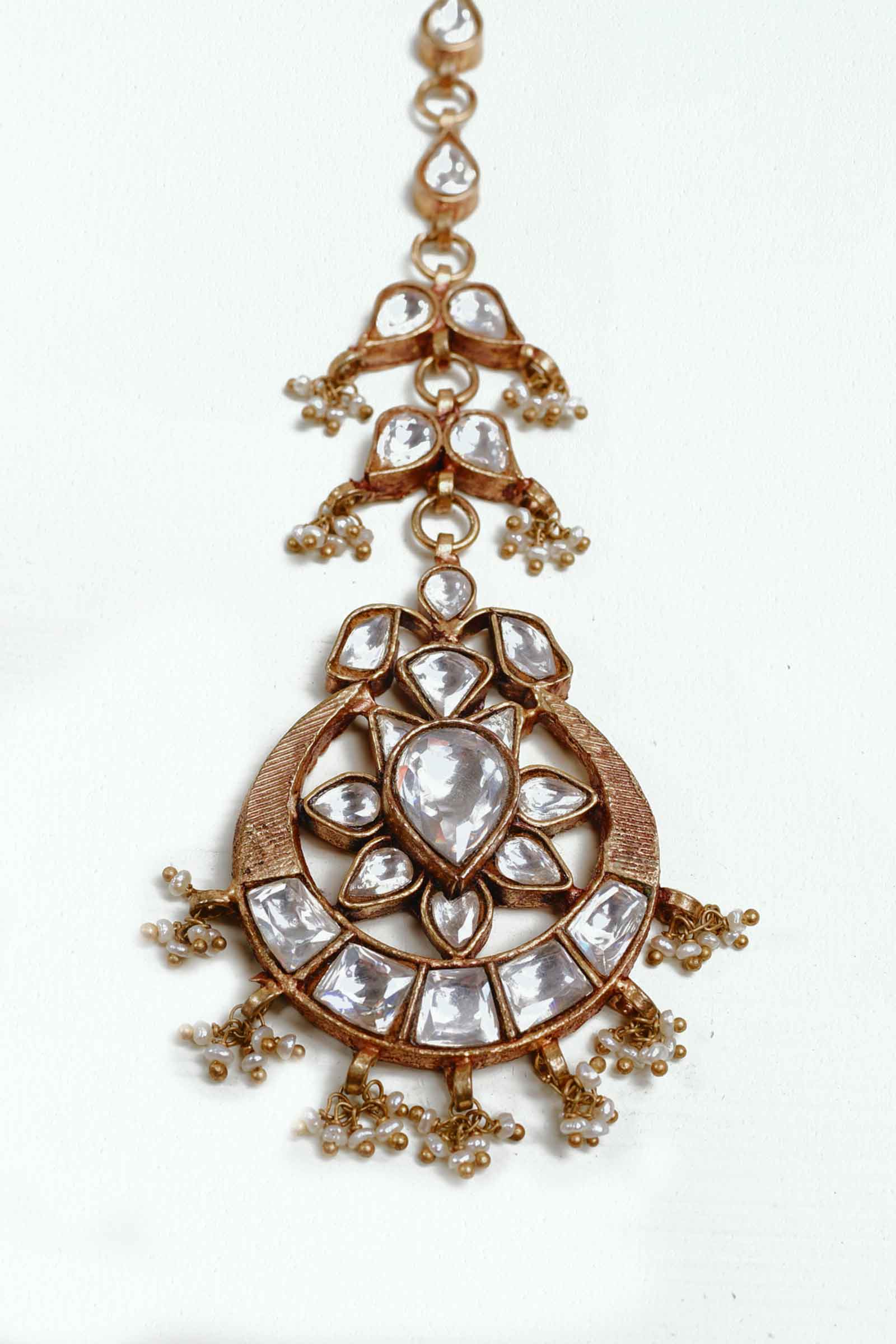 Gold plated Chand Teeka - Image 3