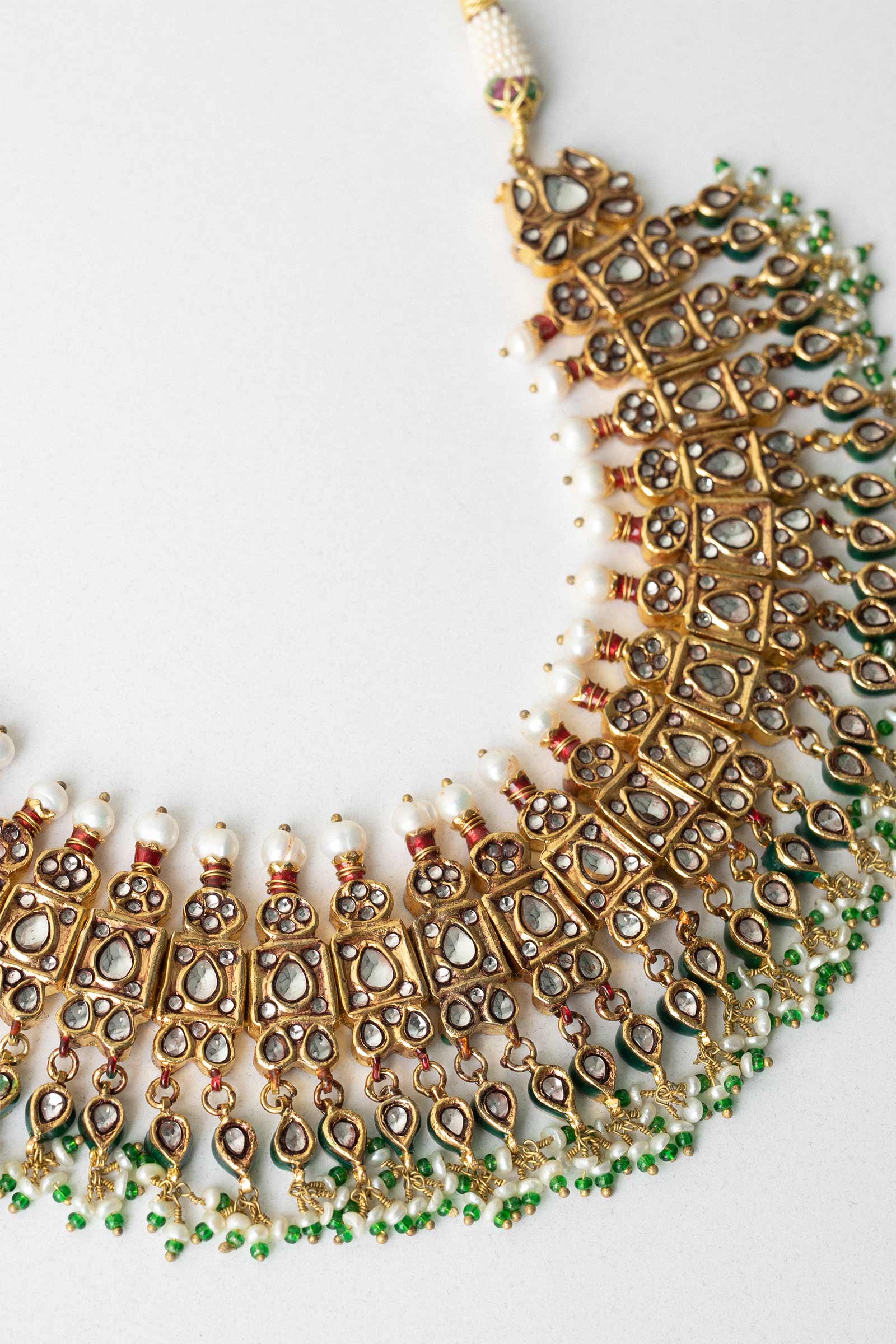 GOLD PLATED MUGHAL CHOKER - Image 2