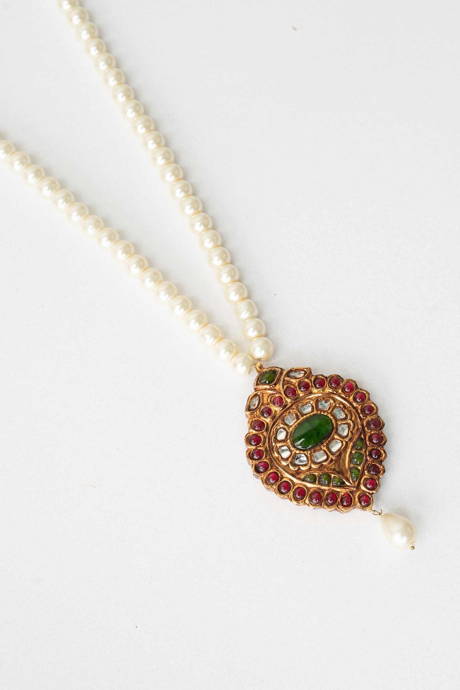 GOLD PLATED PEARL MAALA - Image 2