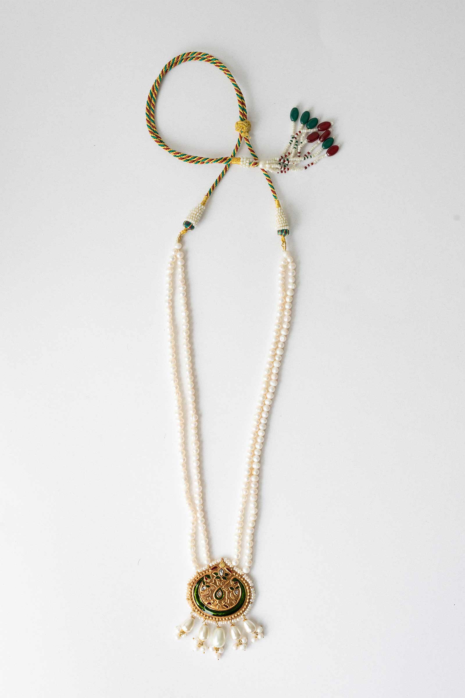 GOLD PLATED TWO STRING NECKLACE - Image 3
